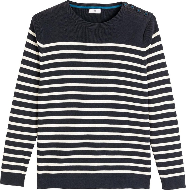 Image du produit La Redoute Collections Pull marin en coton biologique (S)