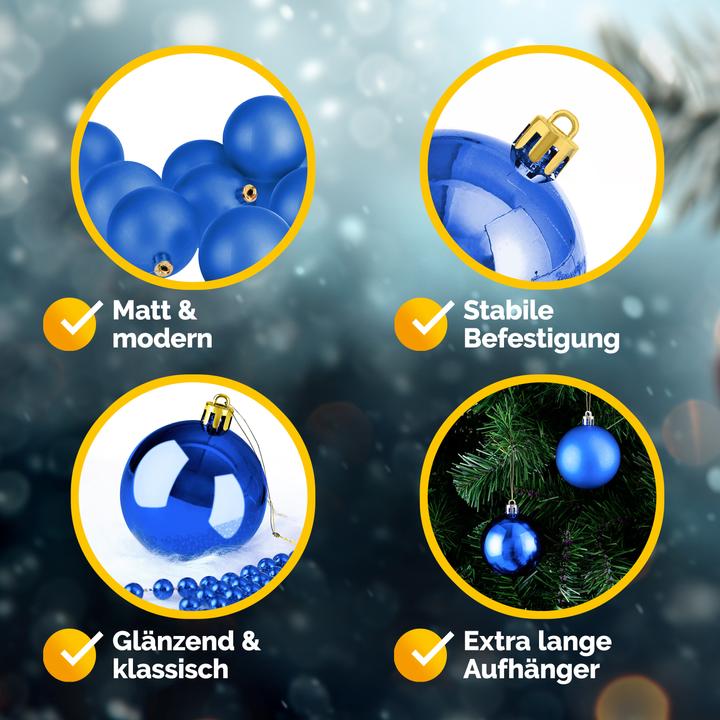 Image du produit Deuba Boules de Noël (54 -pièce)