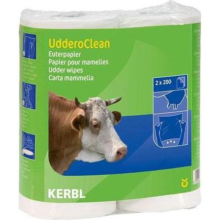 Comparer les prix de Kerbl Papier pour mamelles UdderoClean 2x800 fls, spéc. pour nettoyage à sec. Nettoyage humide., Hygiène animale