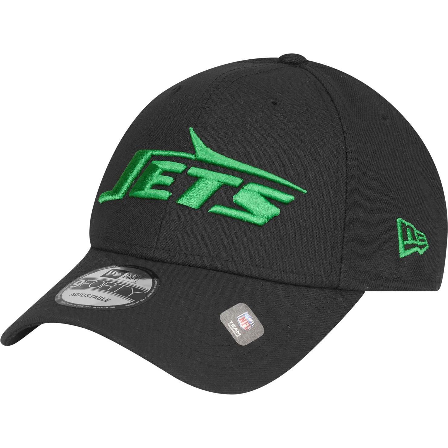 New Era, Herren, Cap, 9Forty Snapback Cap - NFL New York Jets Retro, Schwarz, (One Size)