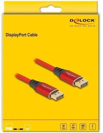 Immagine prodotto Delock DisplayPort - DisplayPort (2 m, DisplayPort, 2.1)