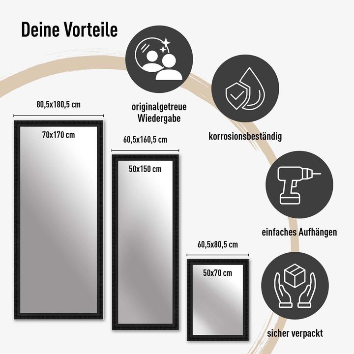 Produktbild Nielsen Francesca Wandspiegel (50 x 70 cm)