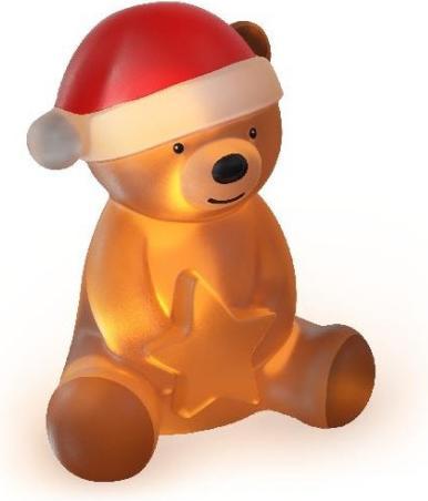 Actual product image Lavida Weihn. Nachtlicht LoveXmas Bär