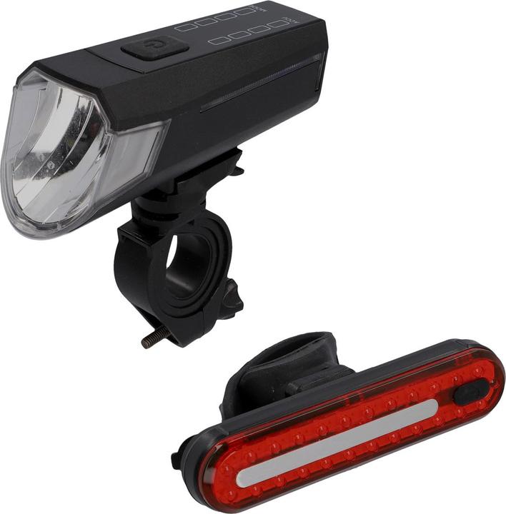 Fischer LED-Akku Bel.-Set Bremsbel. 80 Lux (80 lm)