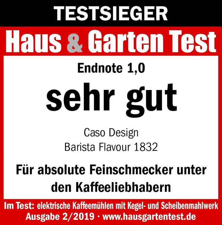 Actual product image Caso Barista Flavour