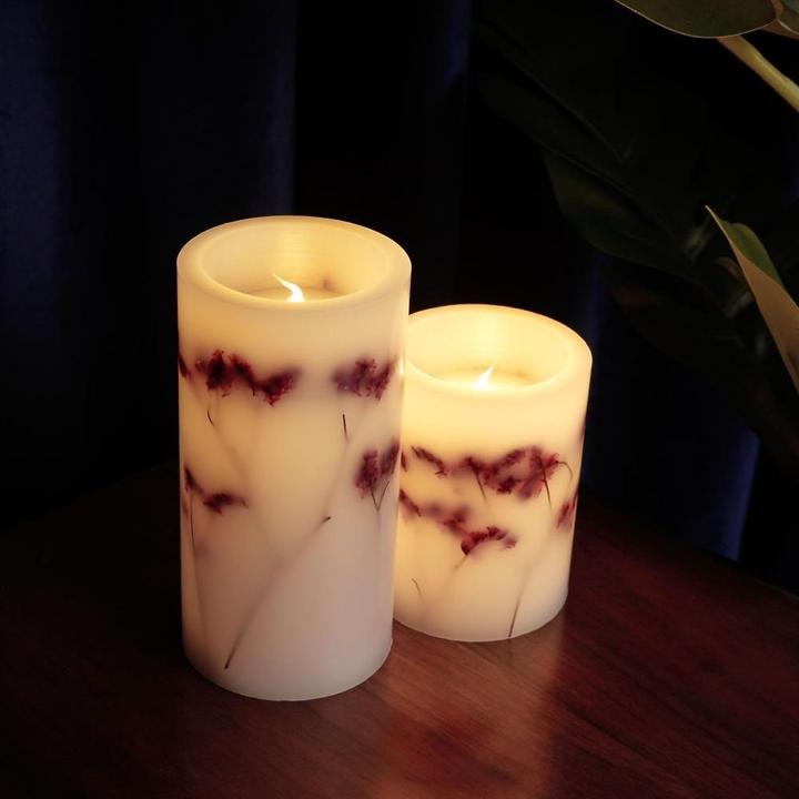 Produktbild Pauleen LED Wachskerze Shiny Bloom 2er Set (2 x)