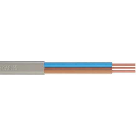 Rs Pro Netzkabel, 2-adrig Typ Leistung Grau x 2,5 (10 m), Stromkabel