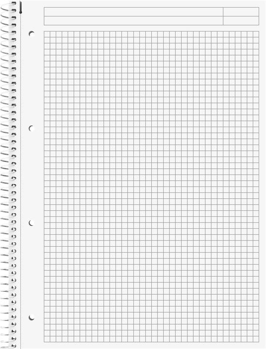 Actual product image Brunnen Collegeblock Premium Protocol (A4, Plain, Soft cover)