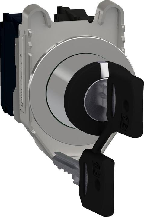 Produktbild Schneider Electric Schlüsselschalter kompl. XB4F 30mm 2S schwarz 3S