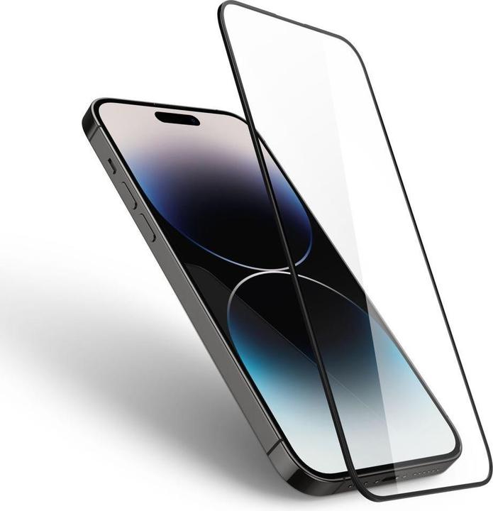 Produktbild Spigen GEHÄRTETES GLAS Spiele FC IPHONE 14 PRO MAX Schwarz (1 Stück, Apple iPhone 14 Pro Max)
