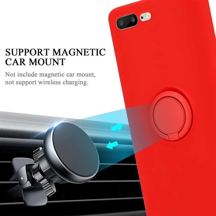 Produktbild Cadorabo TPU Liquid Ring Silicone Case Hülle (Apple iPhone 7 Plus, Apple iPhone 7s Plus)