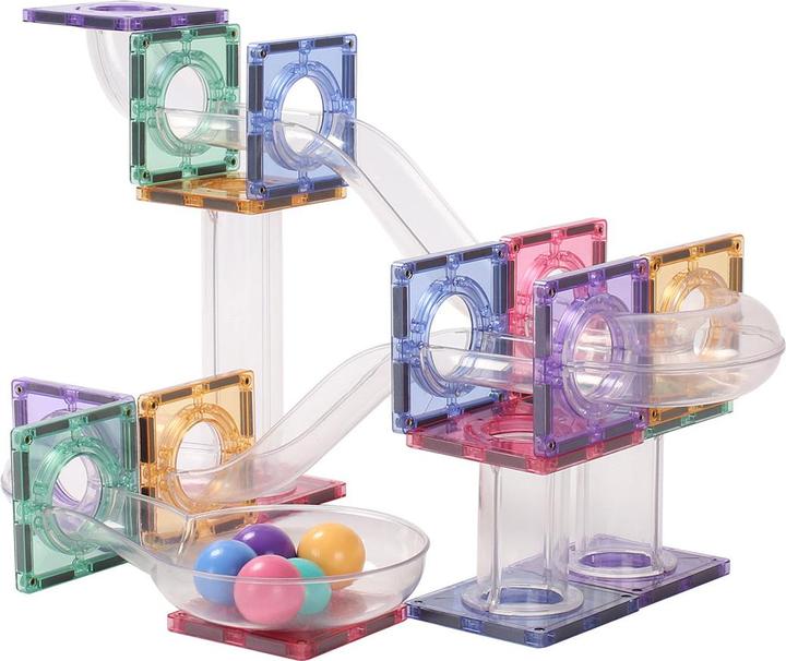 Image du produit Mntl Magnetic Tiles - Ball Run Pack pastel