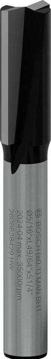 Actual product image Bosch Professional Zubehör Grooving cutter, 1/4-inch, D1 8 mm, L 19.6 mm, G 51 mm. For hand routers
