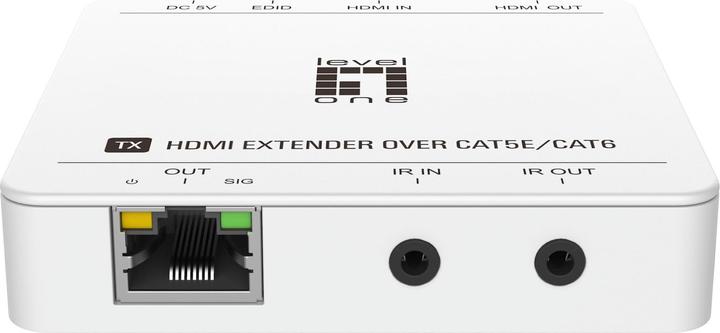Actual product image LevelOne HDMI over Cat.5/6 Extender kit 4K 50 meters