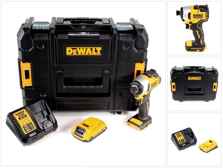 Produktbild DeWalt DCF 809 D1T Akku Schlagschrauber 18 V Brushless Li-Ion in T-STAK Box + 1 x 2,0 Ah Akku + Lade