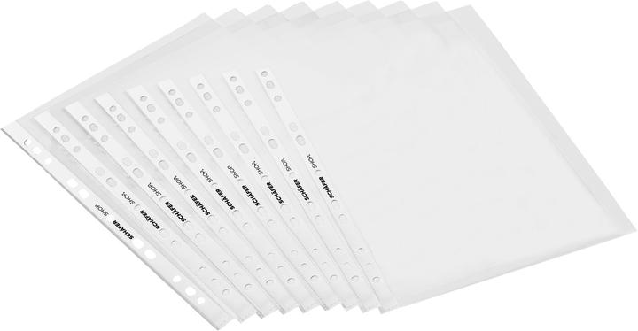 Schäfer Shop Prospekthüllen Premium, DIN A4, oben offen (A4, 50 x)