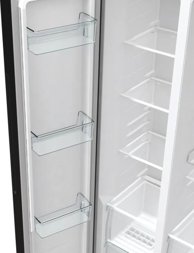 Produktbild Hisense RS711N4AFE - Amerikaanse Koelkast - Zwart (550 l)