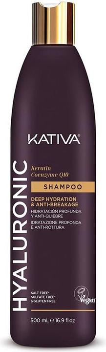 Actual product image Kativa Luxury Shampoo with Hyaluronic Acid, Keratin, and Coenzyme Q10 (Liquid shampoo)