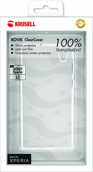 Produktbild Krusell Bovik Cover Sony Xperia L1 transparent (Sony Xperia L1)