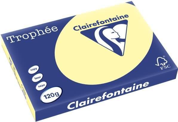Image du produit Clairalfa Papier multifonctions Troph'e, A3, 120 g/qm, jaune (A3, 250 feuilles, 120 g/m²)