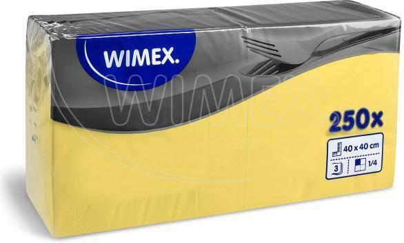 Produktbild Wimex 250 Serviette 3-lagig gelb 40 x 40 cm (40 x 40 cm)