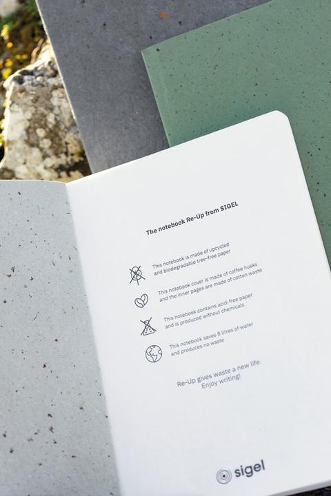 Actual product image Sigel Carnet Re-Up Softcover (14 x 20 cm, Checked, Soft cover)
