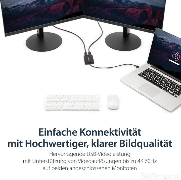 Produktbild StarTech USB auf DP (DP, 17.50 cm)