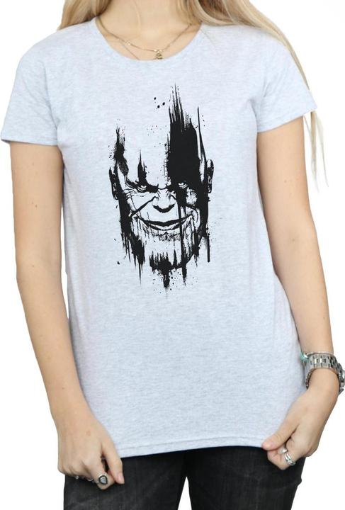 Image du produit - T-shirt AVENGERS INFINITY WAR THANOS FACE - Femme (M)