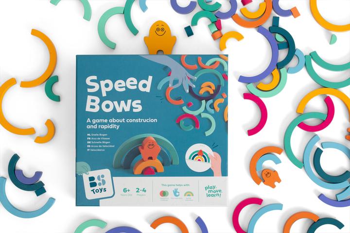 Actual product image BS Wooden speed bows (English, French, German, Italian, 2 - 4 Players)