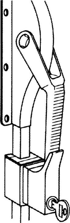 Actual product image Fuhr Espagnolette bolt