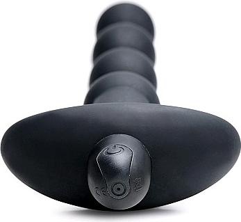 Image du produit XR Brands Perles anales vibrantes en silicone et télécommande
