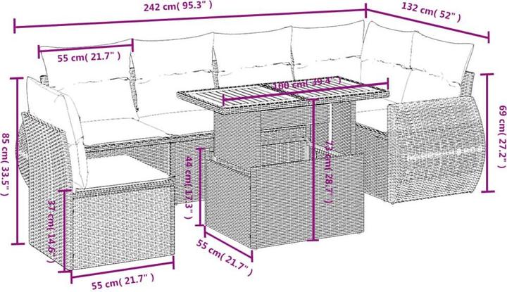 Produktbild vidaXL Roy