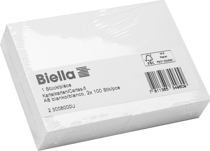 Image du produit Biella Fiches d'information (A8, 200 g/m², 200 x)