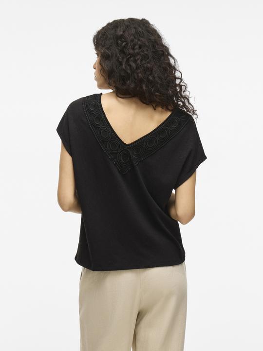 Produktbild Vila V-Ausschnitt Oberteil mit angeschnittenen Ärmeln (L)