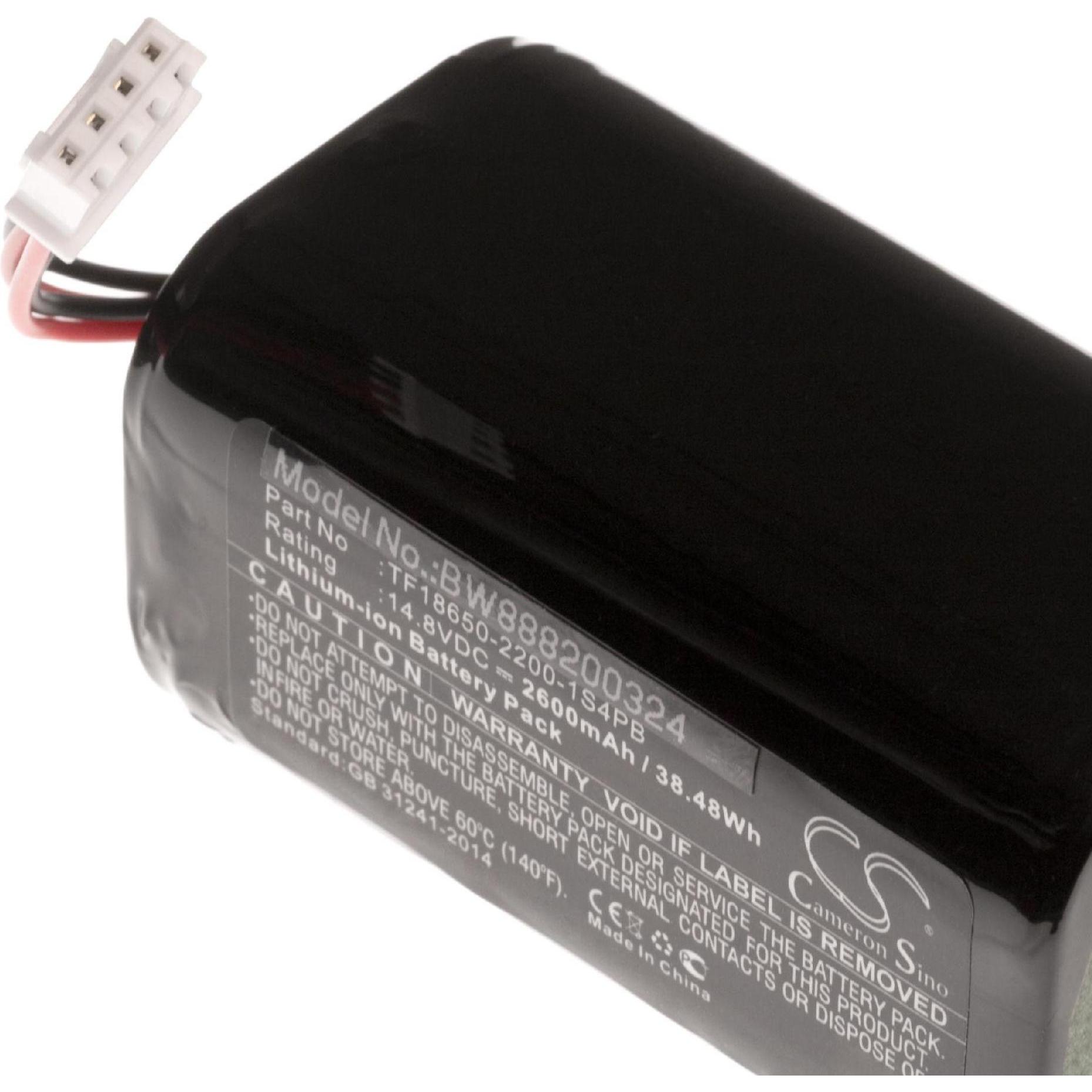 Thumbnail - XCell Akku Ersatz für Audio Pro TF18650-2200-1S4PB für Lautsprecher Boxen Speaker (2600mAh, 14.8V, Li-Ion) (Ersatzfernbe...