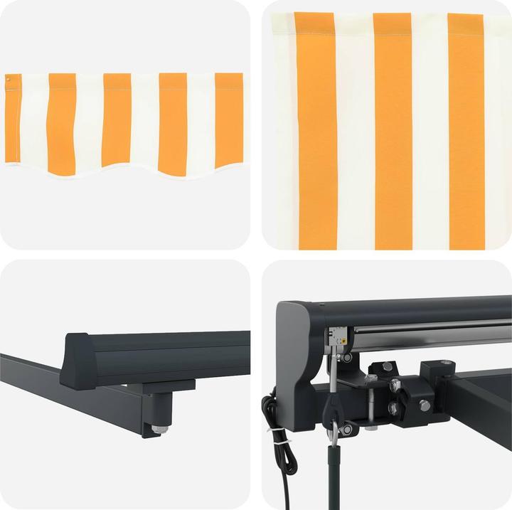 Produktbild vidaXL Elektrische ausziehbare Markise (3.50 m)