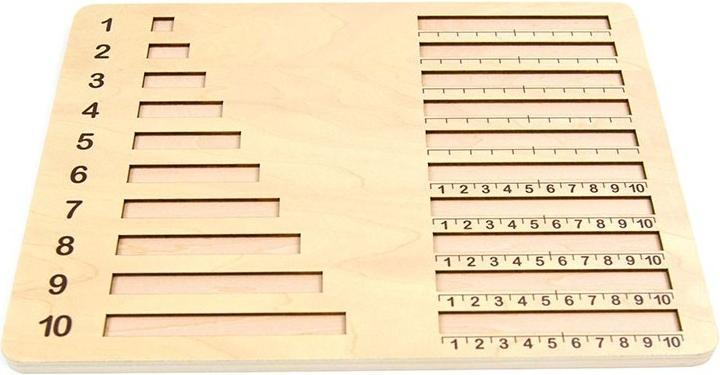 Immagine prodotto Topbright Toys Barre di frazione Schede (Multilingue)