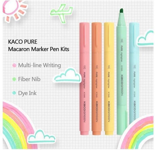 Actual product image Kaco Pure Macaron Highlighter (Multicoloured, 4 mm, 5 x)