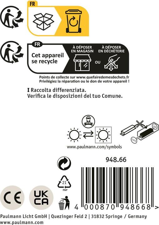 Actual product image Paulmann Silma outdoor wall light (600 lm, IP44)