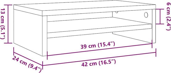 Image du produit vidaXL Monitorständer