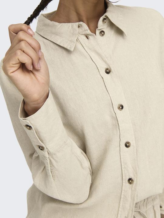 Image du produit JdY Coupe décontractée Col de chemise Manches avec bouton Coupe volumineuse des bras Chemise (M)