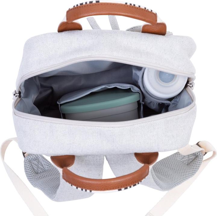 Actual product image Childhome Kinderrucksack Club Signature canvas altweiss (7.40 l)