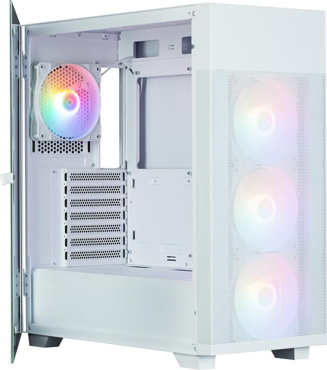 Actual product image Zalman S5 Neo White ATX, FRGB Fan x4 (ATX, Mini-ITX, mATX)