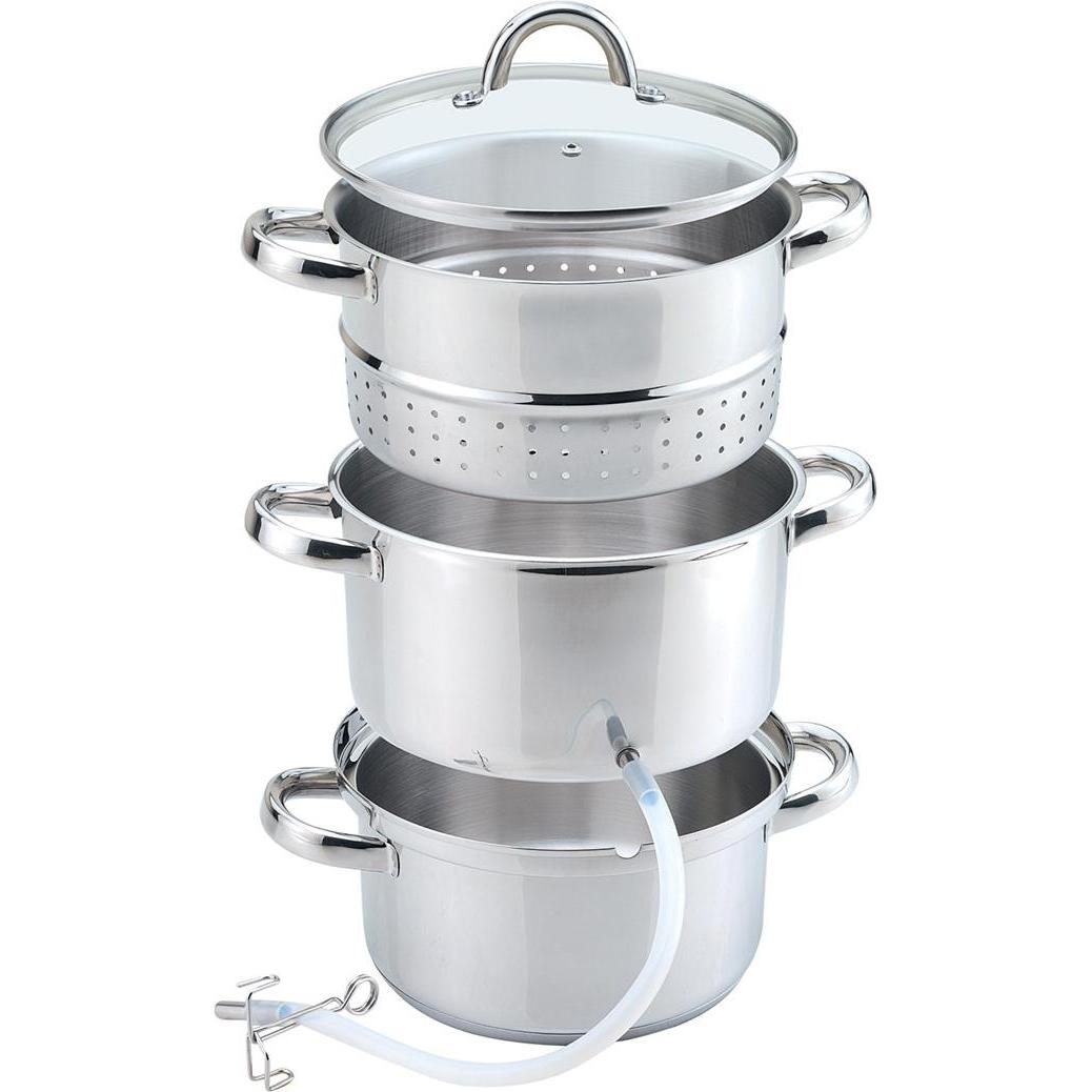 Maestro MR-1030 Dampfentsafter, Entsafter, Silber