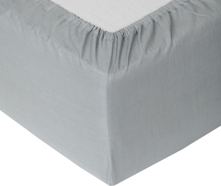 Produktbild Domoletti FITTED SHEET COTTON 140X200+25 GREY (140 x 200 cm)
