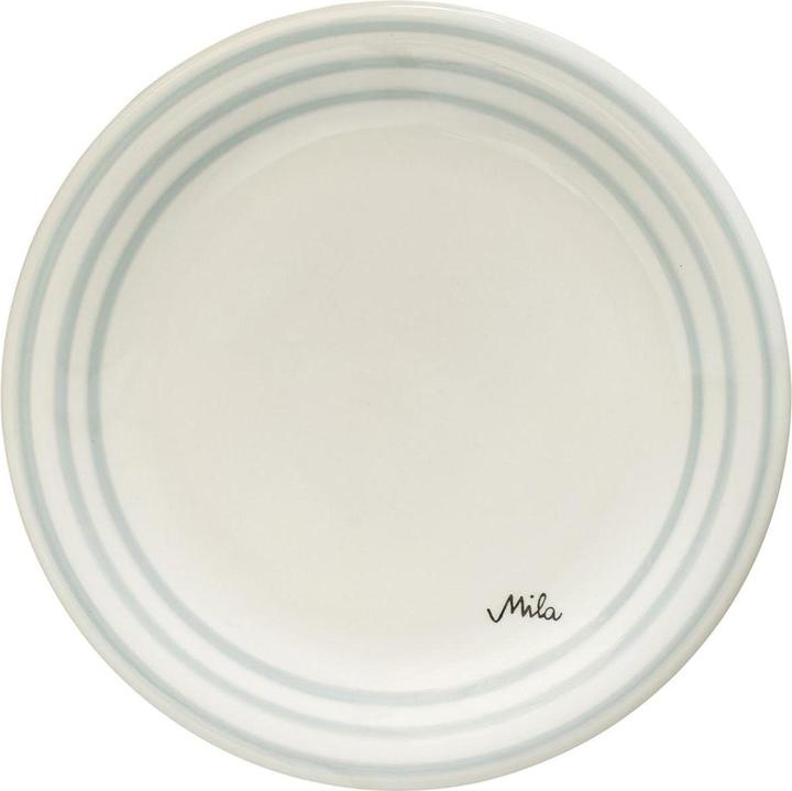 Immagine prodotto Mila Piatti da colazione e da dessert Scandinavo Grigio 4 pezzi (4 x, 22 cm)