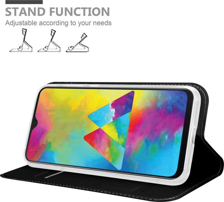 Actual product image Cadorabo Book Classy Style Cover (Samsung Galaxy M30s, Samsung Galaxy M21)