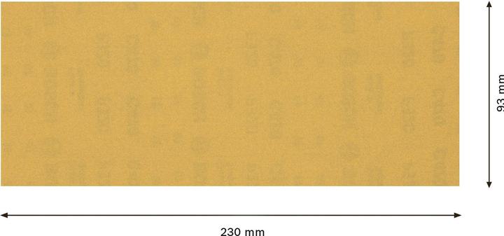 Image du produit Bosch Professional Zubehör EXPERT C470 Papier abrasif sans trous pour ponceuses vibrantes, 93 x 230 mm, G 320, 10 pcs. (320)