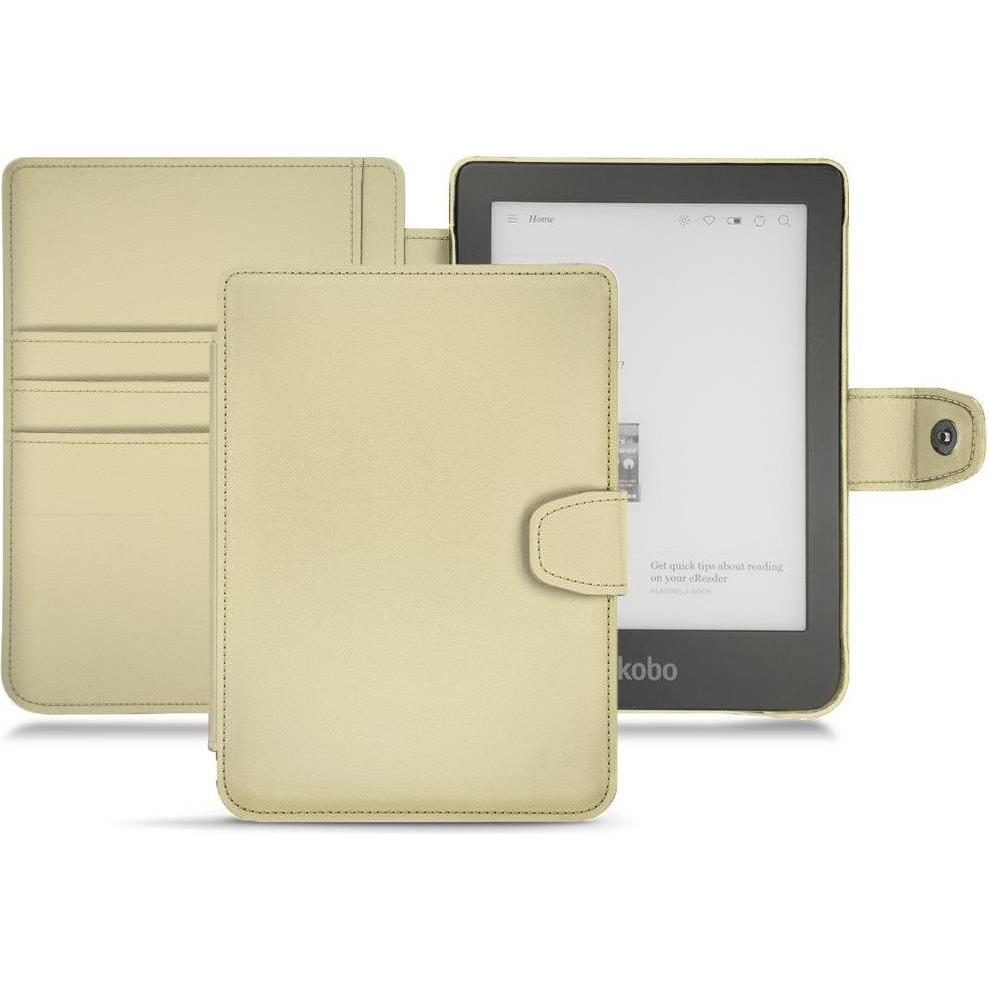 Noreve Lederschutzhülle Wallet (Clara HD), eReader Zubehör, Beige