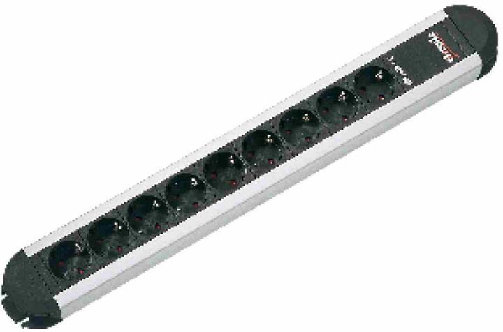 Actual product image Bachmann PRIMO CLASSIC ALU socket strip, 9-way without (9x, CEE 7/3, 1.75 m)
